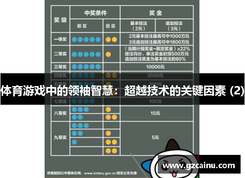 体育游戏中的领袖智慧：超越技术的关键因素 (2)